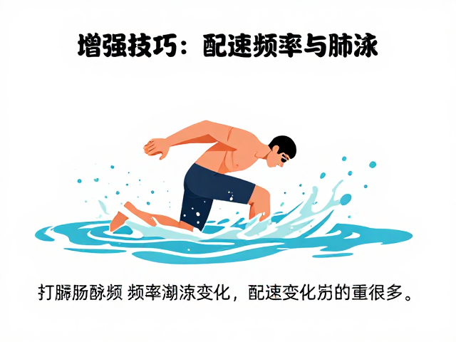 游泳增强肺活量,打腿频率与配速变化的协调技巧