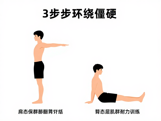 肩臂僵硬怎么办?3步环绕动作分解教程,轻松改善僵硬