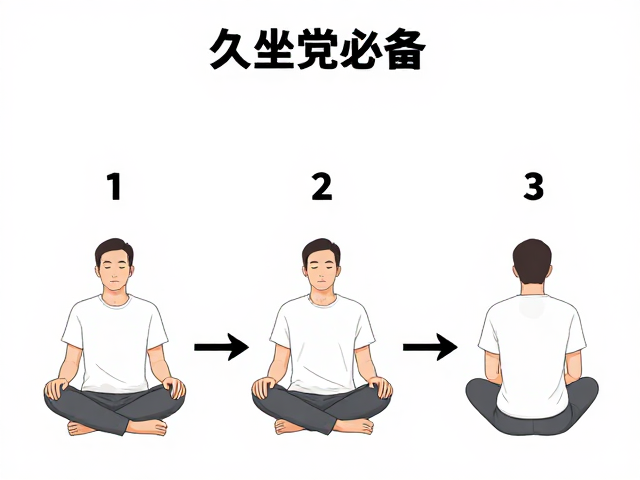 间隙放松缓解腰背不适,3步动作分解教程,久坐党必备