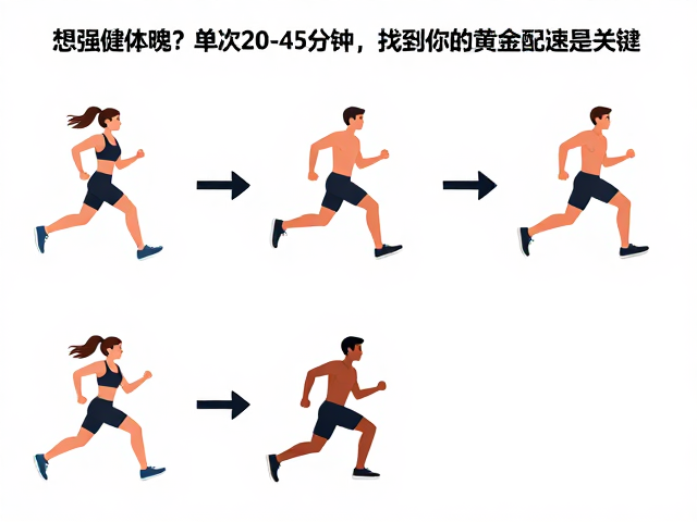 想强健体魄?单次20-45分钟,找到你的黄金配速是关键