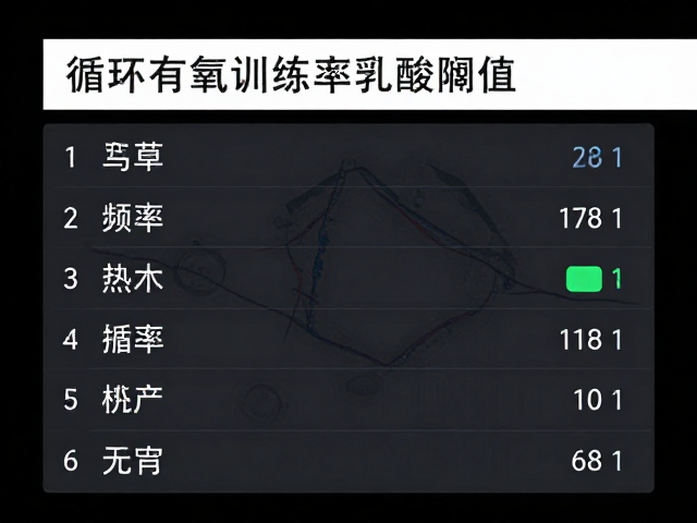 循环有氧训练，如何通过控制频率突破乳酸阈值？
