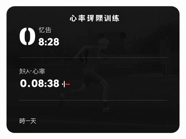 跳绳间歇，跑步进阶，如何利用心率区间科学训练