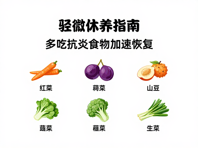 轻微疼痛别硬扛，肌体休养指南，多吃抗炎食物加速恢复