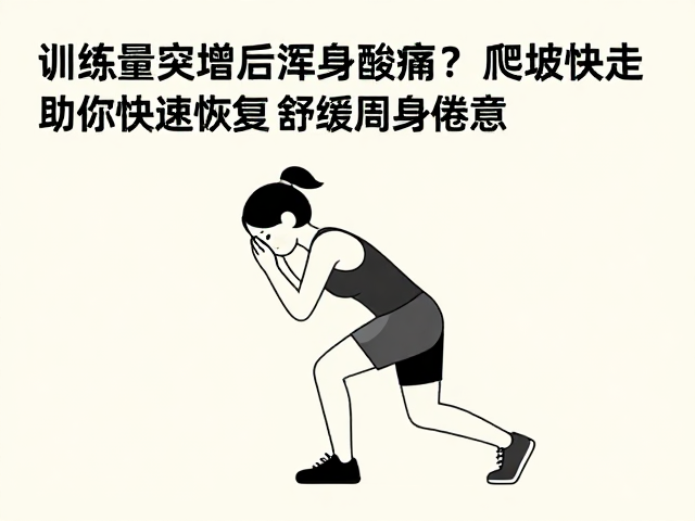 训练量突增后浑身酸痛?爬坡快走助你快速恢复,舒缓周身倦意