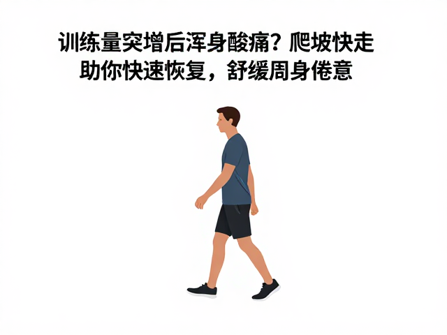 训练量突增后浑身酸痛?爬坡快走助你快速恢复,舒缓周身倦意