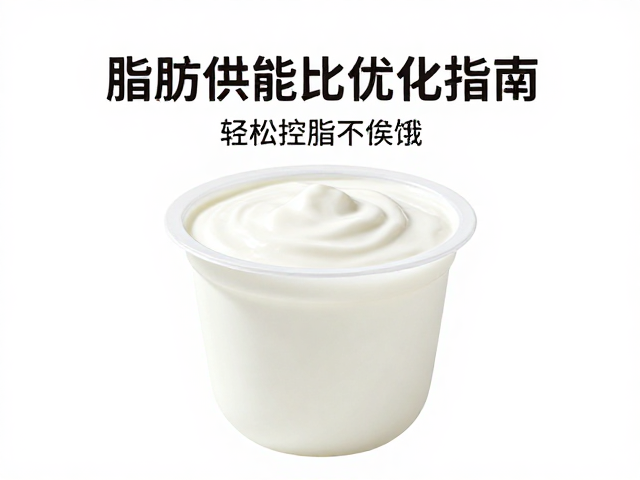 少油进食，无糖酸奶，脂肪供能比优化指南，轻松控脂不挨饿