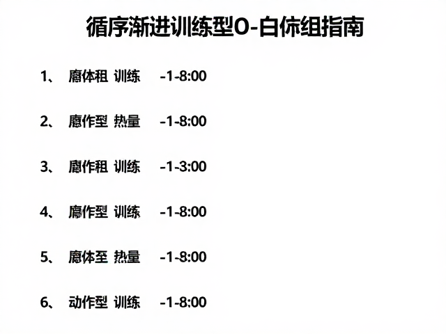 循序渐进训练，高效消耗热量，稳步提升心肺耐力指南