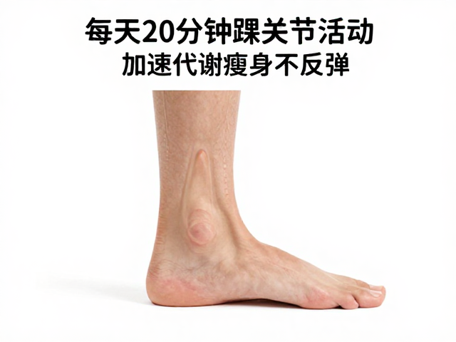 每天20分钟踝关节活动，加速代谢瘦身不反弹