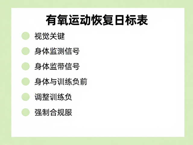 有氧运动初学者恢复日志，科学放松恢复指南