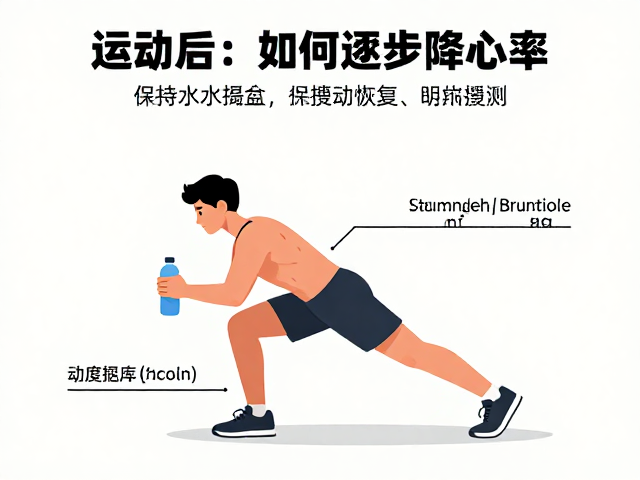 运动后如何逐步降心率?保持水分摄入,监测搏动恢复体能