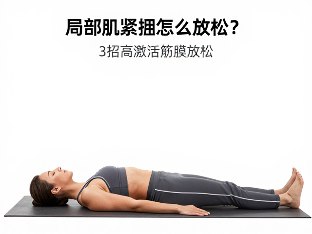 局部肌肉紧绷怎么放松？3招高效激活筋膜放松，深层舒缓肌群