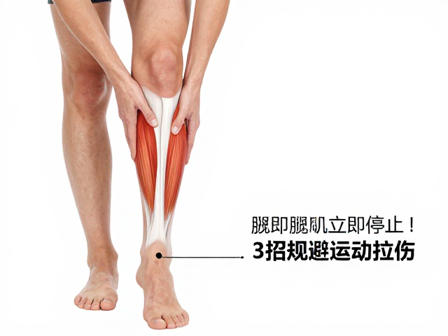 小腿三头肌疼痛时立即停止！3招规避运动拉伤