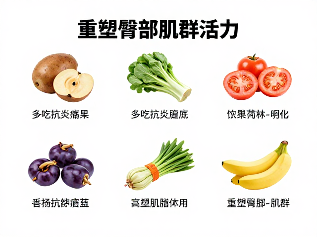 缓解劳损痛感,多吃抗炎食物,重塑臀部肌群活力
