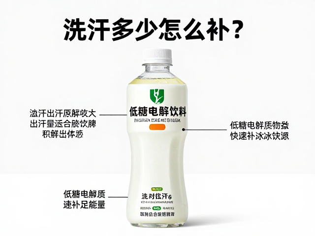 出汗多怎么补?根据出汗量选低糖电解质饮料,快速补足能量