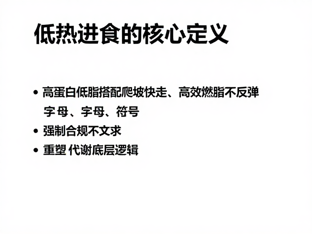 低热进食法,高蛋白低脂搭配爬坡快走,高效燃脂不反弹