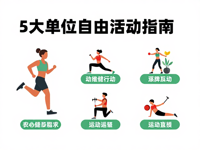 单位健身活动推荐，5大自由活动指南及运动安全提示