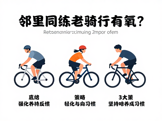 邻里同练骑行有氧，如何克服坚持困难？3大策略轻松养成习惯