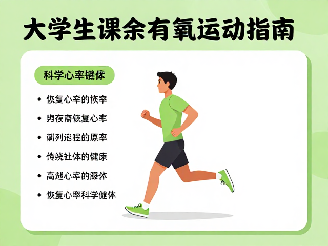 大学生课余有氧运动指南,如何利用恢复心率科学健体