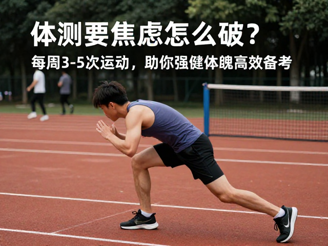 体测焦虑怎么破？每周3-5次运动，助你强健体魄高效备考