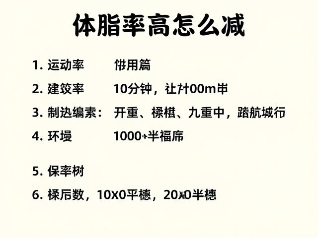 体脂率高怎么减？10分钟慢走适应期，开启平稳减重之旅