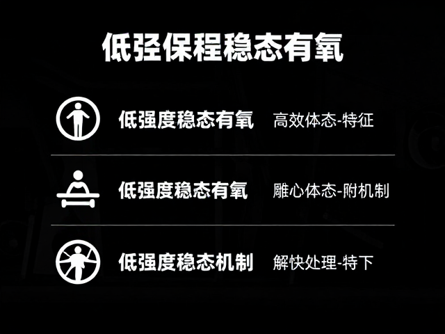 健身房低强度稳态有氧，雕琢体态的高效燃脂课程指南