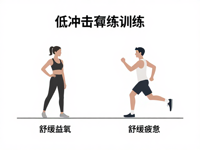 低冲击有氧训练，固定时间练习，高效舒缓疲惫