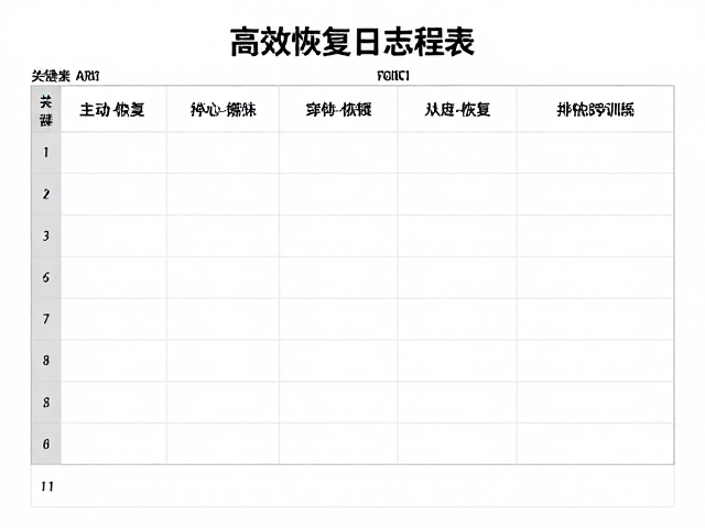 运动拉伸后如何主动恢复？附高效恢复日志模板助你科学训练