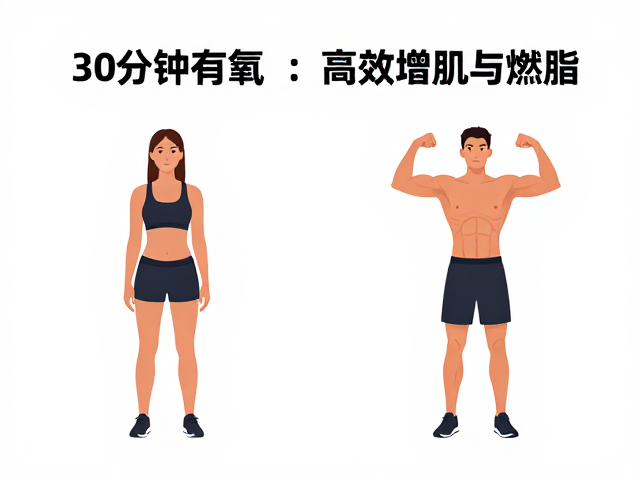 30分钟有氧,力量训练,高效增肌与燃脂的锻炼侧重指南