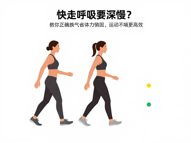 快走呼吸要深慢？教你正确换气省体力，运动不喘更高效