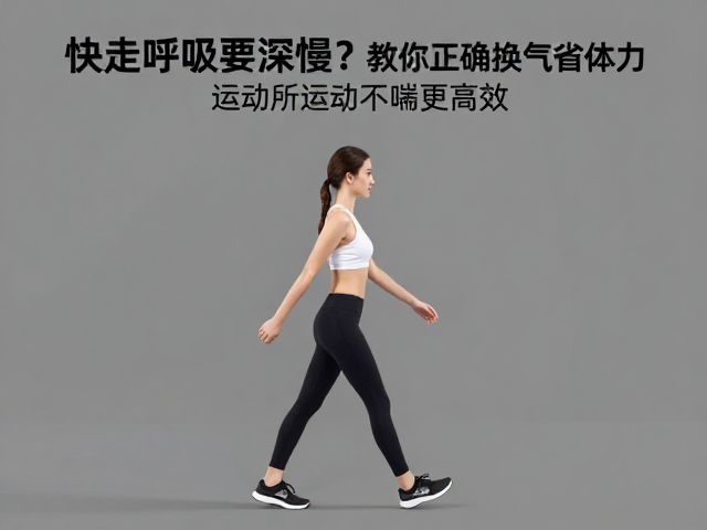 快走呼吸要深慢？教你正确换气省体力，运动不喘更高效