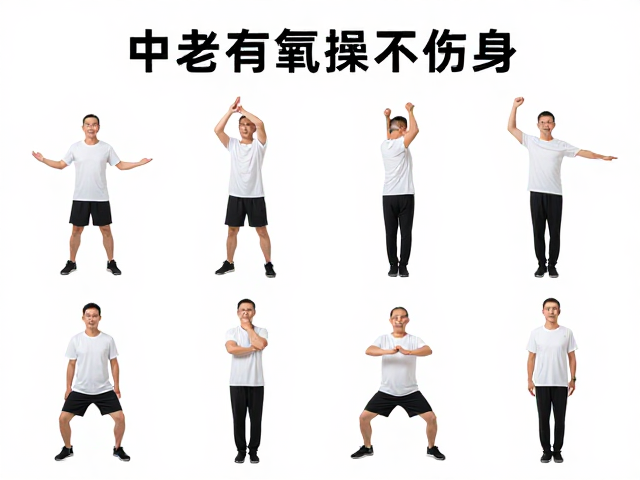 中老年有氧操指南,劳逸结合,科学健身不伤身