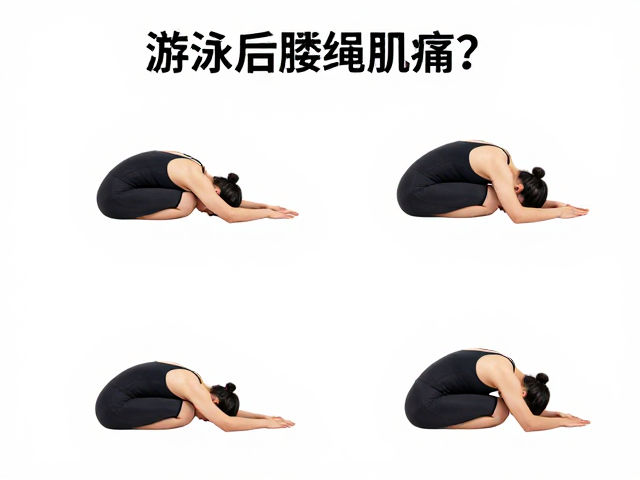 游泳后腘绳肌痛？3个舒缓拉伸动作，快速缓解痛感