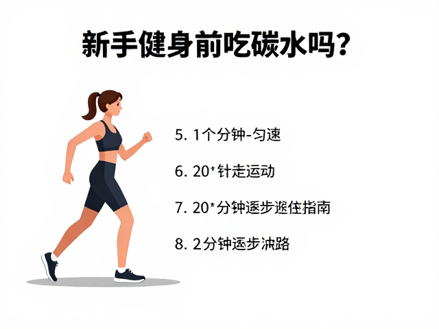 新手健身前吃碳水吗?匀速运动20分钟起步指南