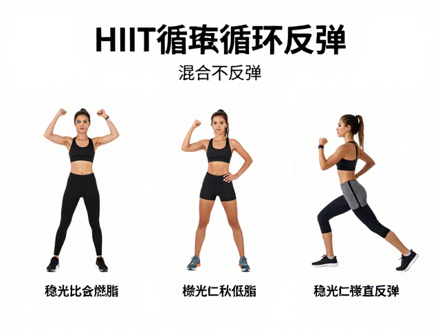 HIIT循环搭配器械混合有氧,高效锻炼稳定燃脂不反弹