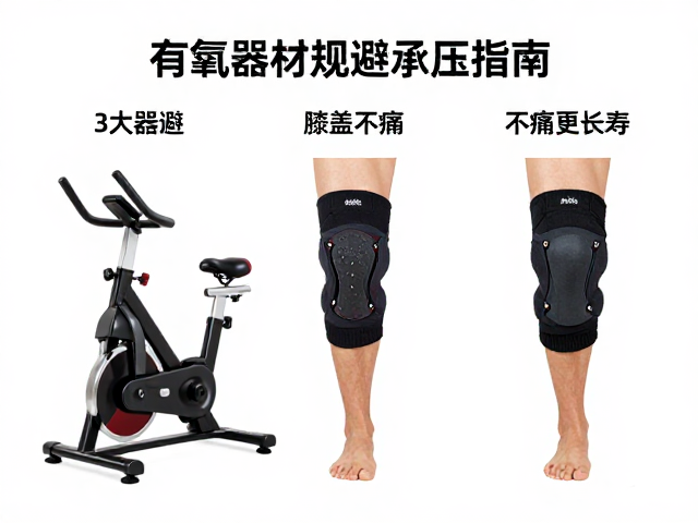 有氧运动如何护膝?3大器械规避承压指南,膝盖不痛更长寿