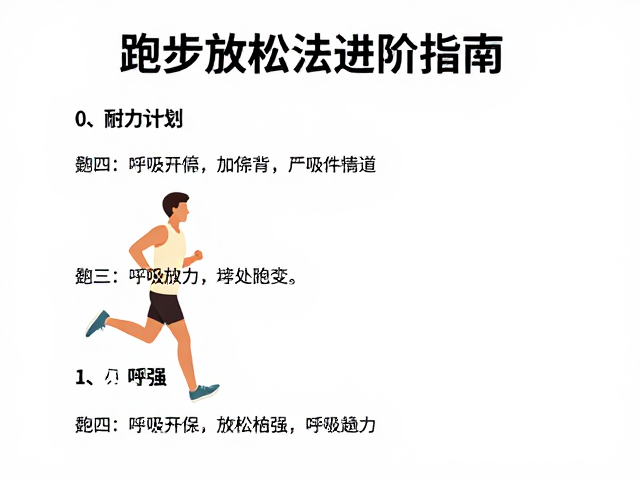 跑步耐力计划，呼吸放松法增强耐受力，新手必看的进阶指南