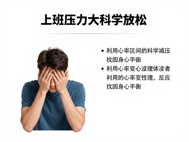 上班族压力大怎么放松?利用心率区间科学减压,找回身心平衡