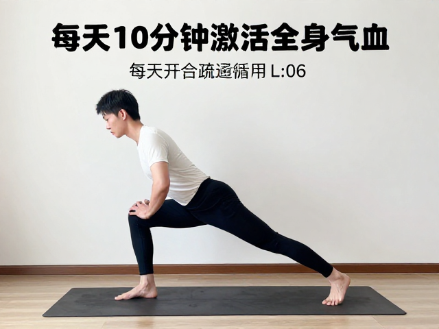 居家训练,侧步开合疏通循环,每天10分钟激活全身气血