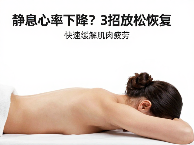静息心率下降?3招放松恢复,快速缓解肌肉疲劳