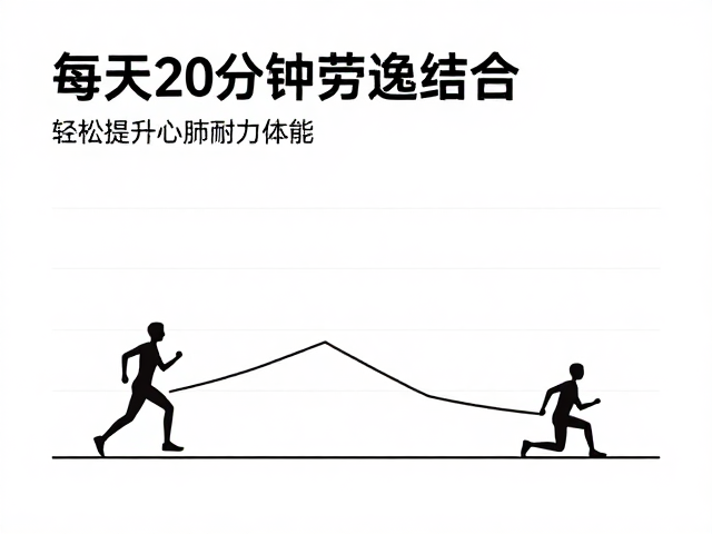 每天20分钟劳逸结合,轻松提升心肺耐力与体能