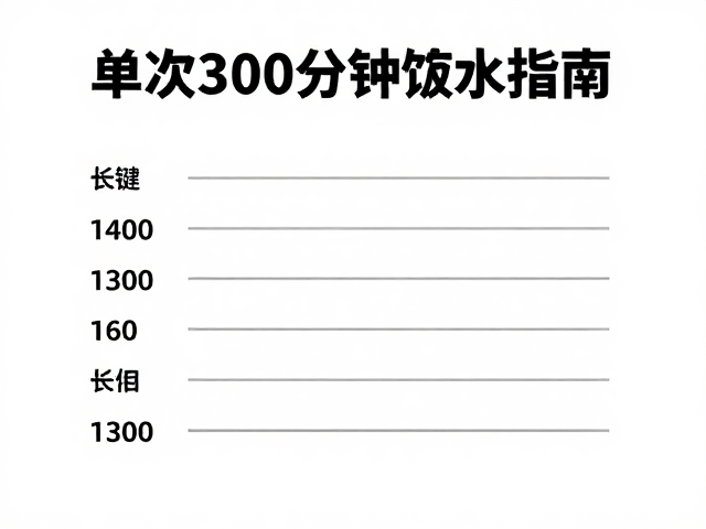 单次30分钟饮水指南，时长换算与电解质平衡，健康补水全解析