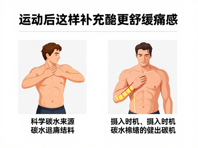 缓解延迟性肌肉酸痛，运动后这样补充碳水更舒缓痛感