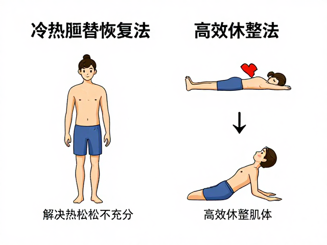 冷热交替恢复法,解决热身放松不充分,高效休整肌体