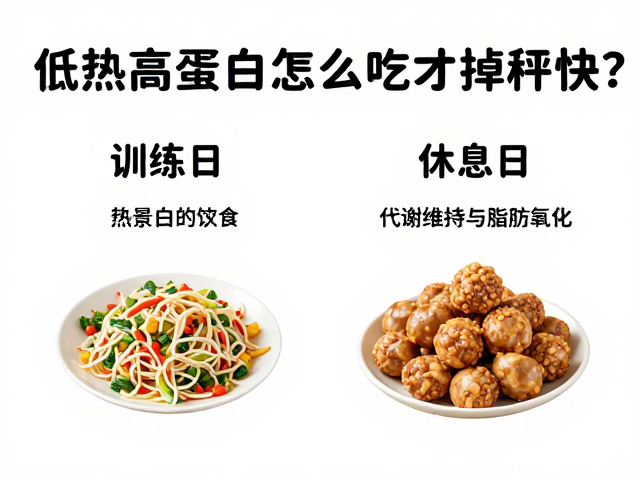 低热高蛋白饮食，训练日与休息日怎么吃才掉秤快？