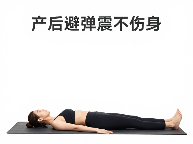 产后恢复锻炼,平缓动作避弹震,安全塑形不伤身