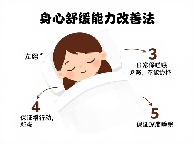 身心舒缓助好眠,3个日常精力改善法,保证深度睡眠
