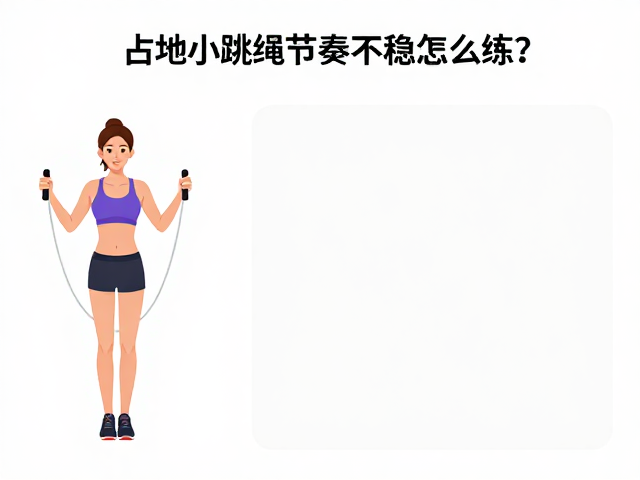 减脂人群必看,占地小跳绳节奏不稳怎么练?高效燃脂技巧