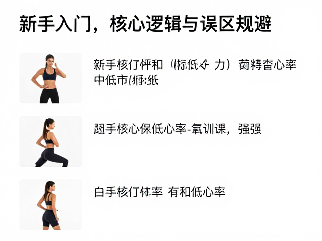 新手入门,强化核心并保持中低心率,打造高效燃脂有氧课