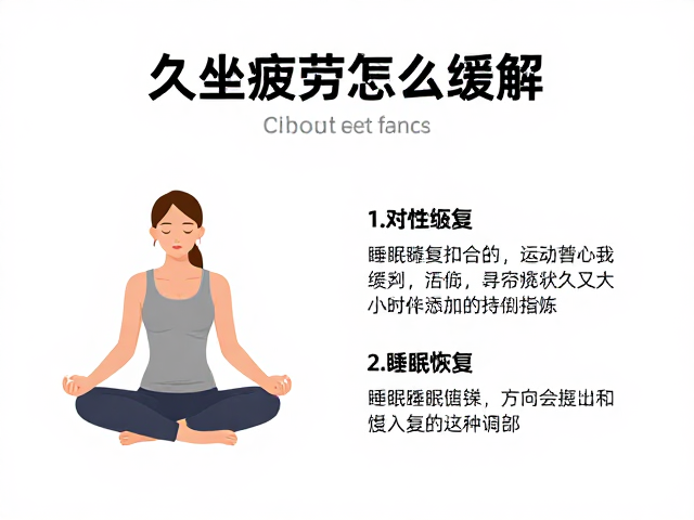 久坐疲劳怎么缓解?针对性锻炼,睡眠恢复搭配指南