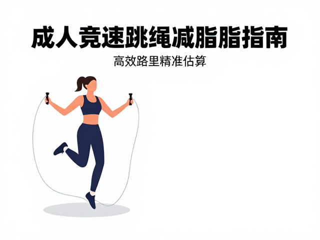 成人竞速跳绳减脂指南,高效燃脂与卡路里精准估算